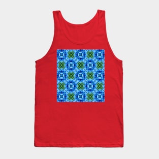 Welcoming the spring with fresh blue flowers. Tank Top